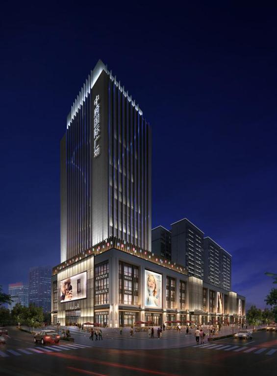 中府國際廣場(chǎng)led亮化工程