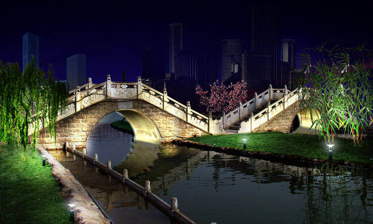 園林景觀(guān)亮化